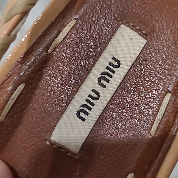 miu miu AUTHENTIC Bow Slingback heels - Picture 6 of 14